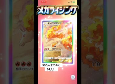 【ポケポケ】虹枠ギャロップ引いた‼️🌈ウインディと一緒に速さ勝負してて欲しい。#ポケポケ開封チャレンジ #pokemon #ポケモン #shorts