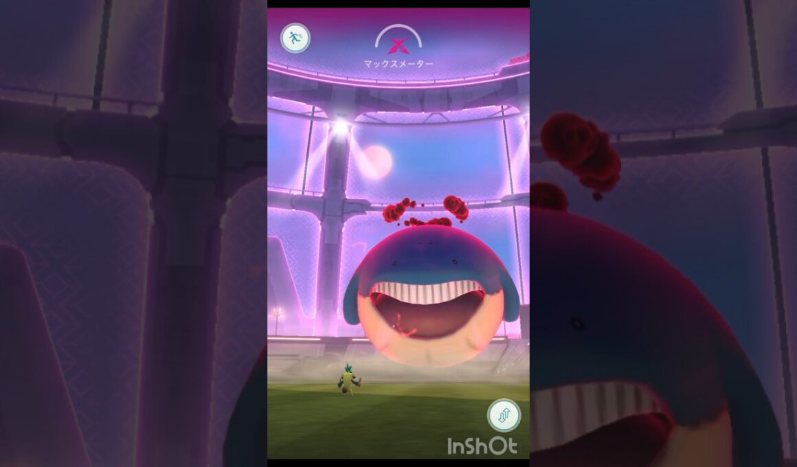 デカい×デカい！ダイマックス ホエルコ！【 ポケモンgo 】クジラさらにデカくしたら怪獣みたいやんw #ポケモン #pokemon #ポケモンgo #pokemongo #ホエルコ