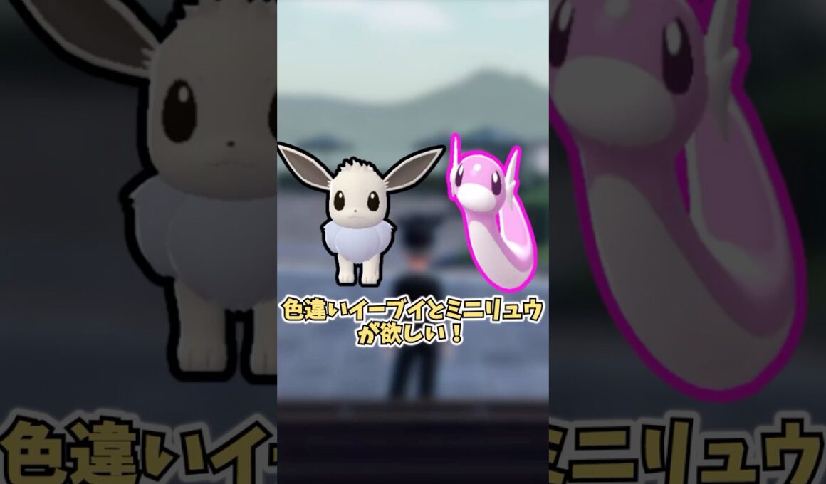【ポケモンZA】ミニリュウ&イーブイが欲しい！  #shorts