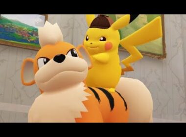 ポケモン名場面！ピカチュウがガーディと出会った時！