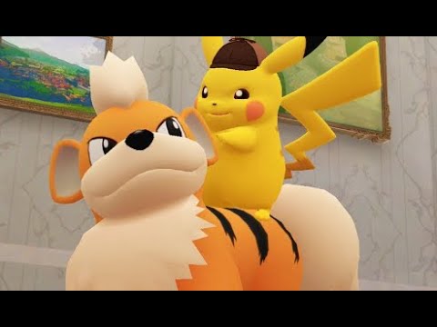 ポケモン名場面！ピカチュウがガーディと出会った時！