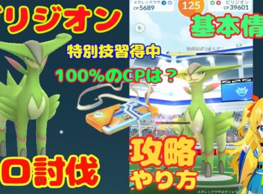 ビリジオンのソロ討伐！攻略ポイント解説～入れ替え初日ゲットの結果は？