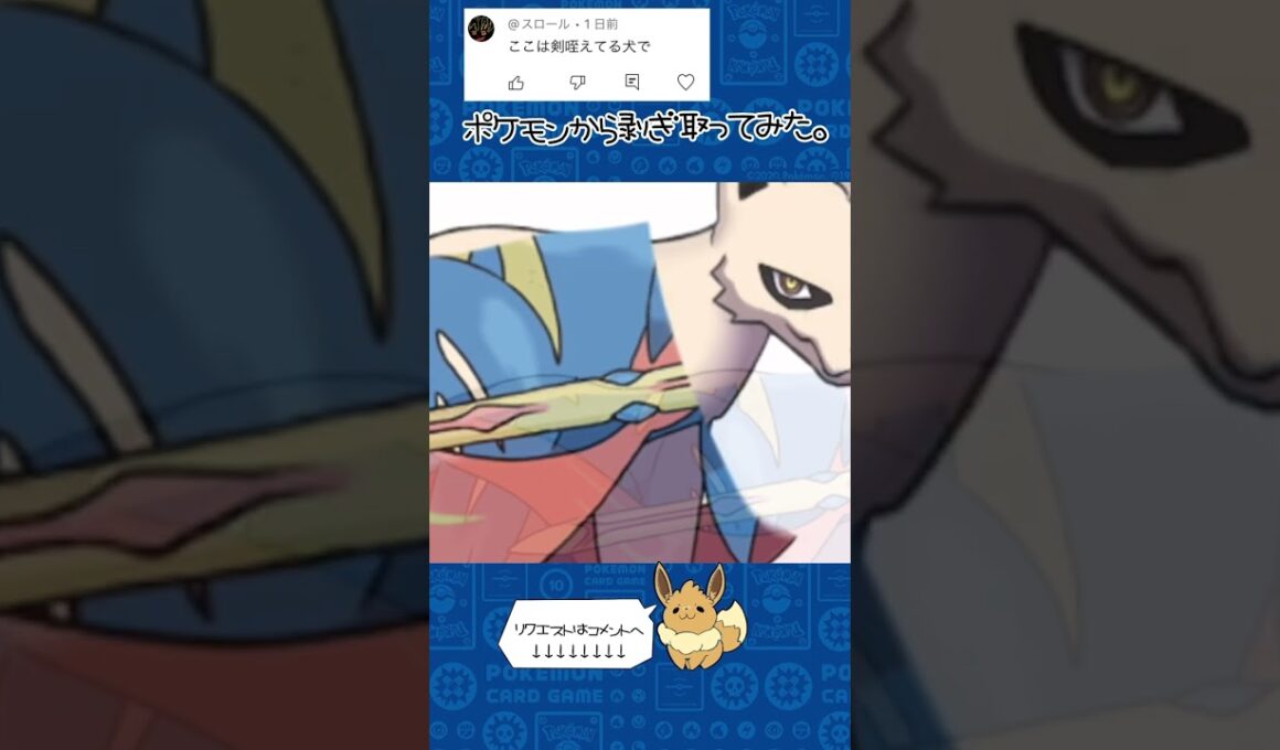 リクエスト　ポケモンからはぎ取ってみた【ザシアン】#ポケモン #ポケポケ #pokemon #shorts