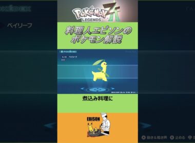 エビソンのポケモン解説185　#ポケモン #ポケモンza　#レジェンズ  #ベイリーフ