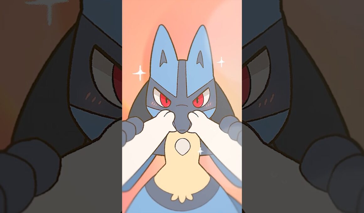 Cinderace’s Stretching #Cinderace #Lucario #Pokémon