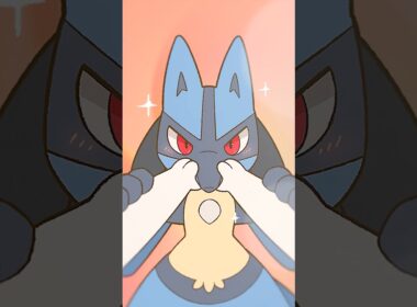 Cinderace’s Stretching #Cinderace #Lucario #Pokémon