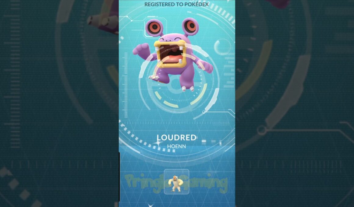 Shiny Whismur evolves into... #Loudred #pokemon #pokemongo #loud #music #shinypokemon #shiny