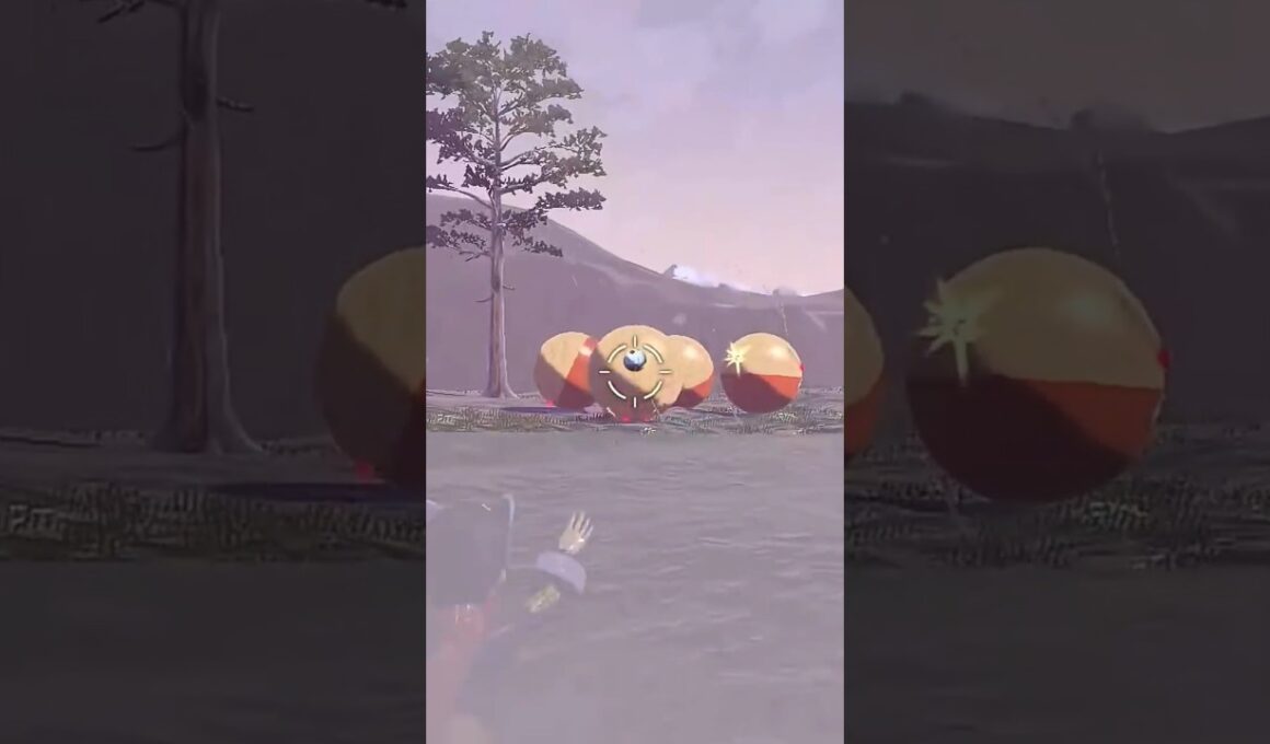 ヒスイに大量発生する微笑みの巨大爆弾！色違いヒスイマルマイン親分【ポケモンレジェンズアルセウス】#ポケモン #pokemon #色違い #shorts