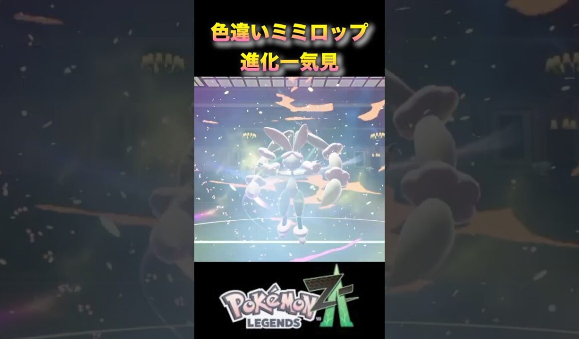 スタイル抜群！色違いミミロップをメガ進化！#ポケモンza #ポケモンレジェンズza #pokémonlegendsza #shinypokemon #色違い進化シリーズ