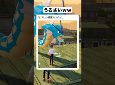 【ポケモンZA】ミニリュウ捕獲のはずが... #ポケモンza #色違い