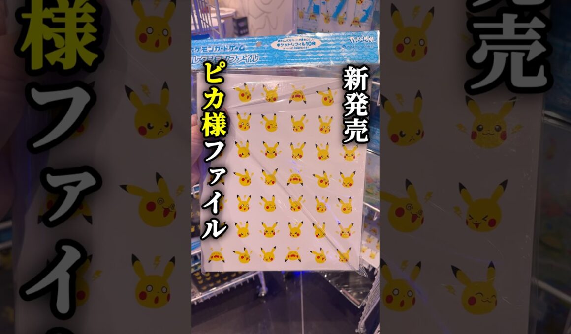 【ポケカ】新発売ピカチュウコレクションファイルを購入しました！#ポケカ #ポケモンカード
