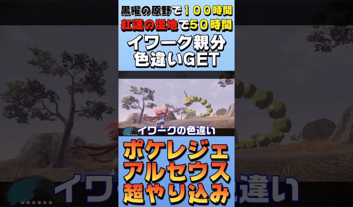 【色違い】イワークオヤブンの色違いをゲットした日