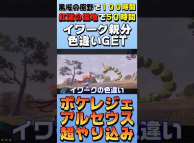 【色違い】イワークオヤブンの色違いをゲットした日