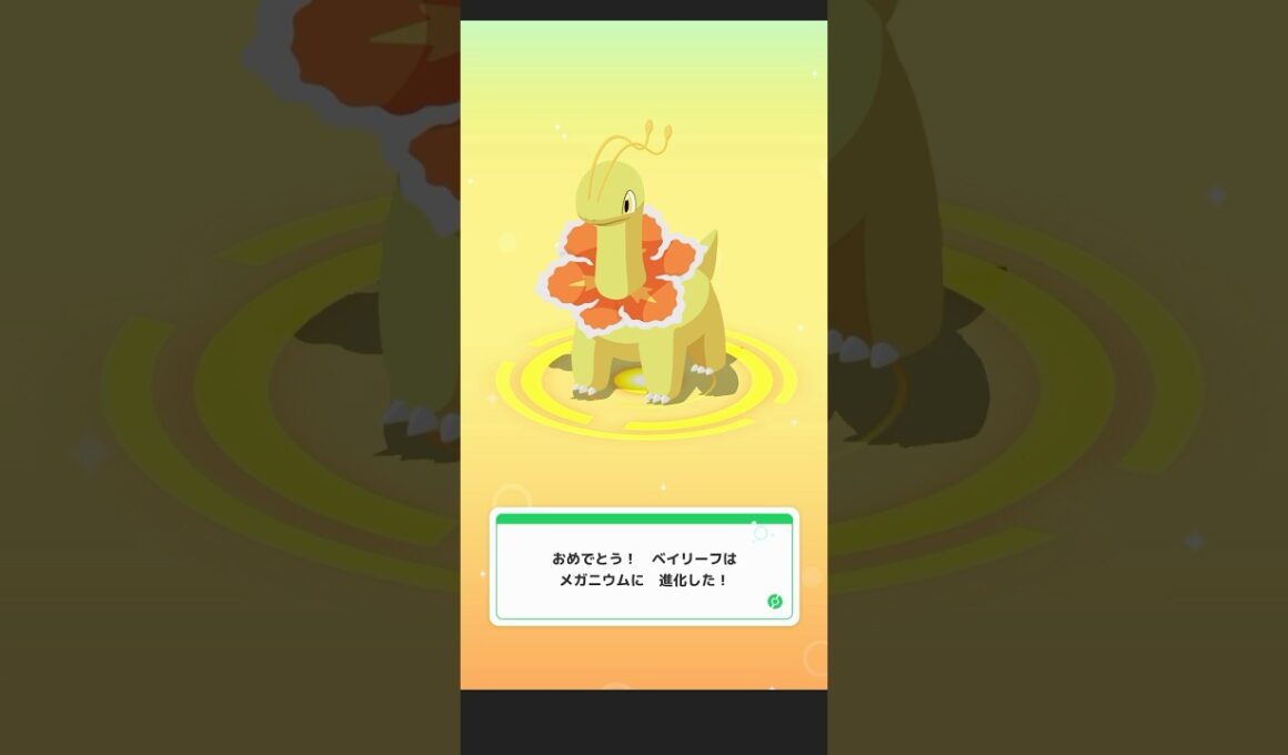 【Pokémon SLEEP】 Shiny Bayleef → Meganium Evolve 🔥