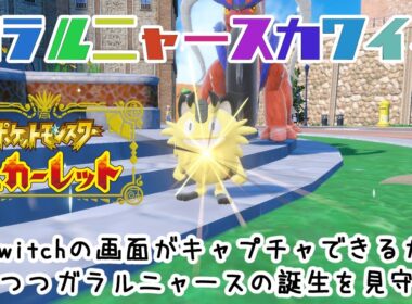 【ポケモンスカーレット】ガラルニャースを見る会【ほぼ雑談】
