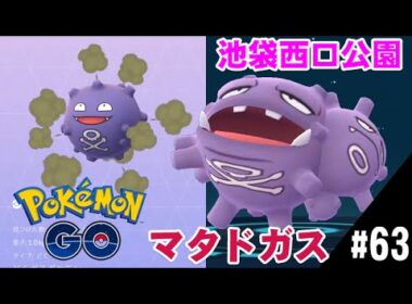 【ポケモンGO】池袋西口公園ドガース進化でマタドガス