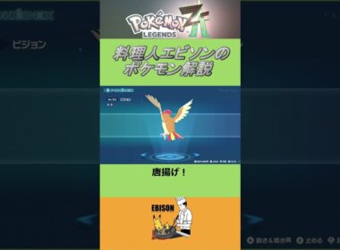 エビソンのポケモン解説186　#ポケモン #ポケモンza　#レジェンズ  #ピジョン
