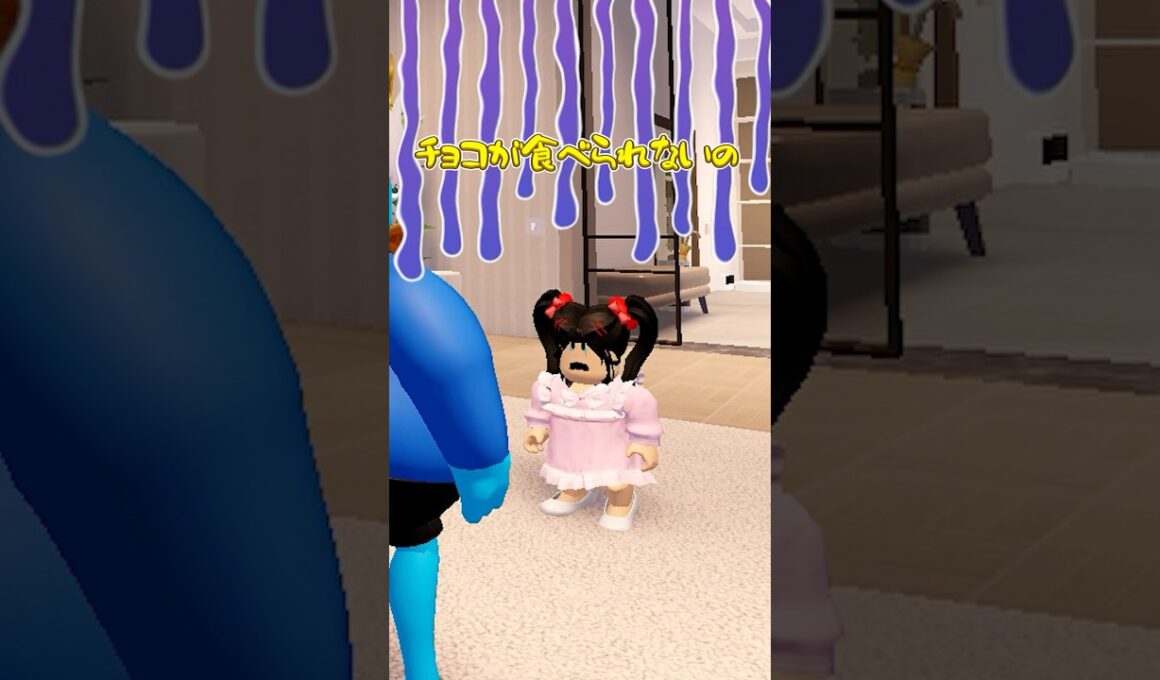 マロンがチョコアレルギーに！？#ロブロックス #roblox #ラッキーワールド