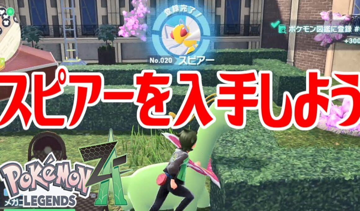【ポケモンZ-A】スピアーを入手しよう【Pokémon LEGENDS Z-A】