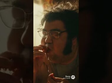 チー牛、ザリガニとチー牛を一緒に食べる【AI生成】