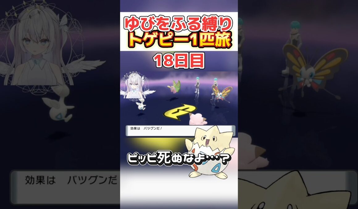 【ゆびをふる縛り トゲピー1匹旅】他力本願でひでんマシンゲット…？☝🏻⸒⸒【 #ポケモン 】 #比羽沢れいら #ダイパリメイク #BDSP #ポケットモンスター #切り抜き #vtuber