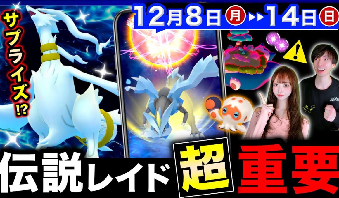 最強キュレム合体のために絶対押さえて！このあと神ボーナス終了注意⚠️重要過ぎる伝説レイド到来の週間まとめ【ポケモンGO】