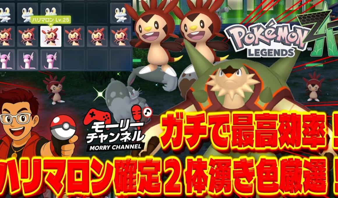 【ポケモンZA】ハリマロン色違いの超最高効率厳選方法！確定２体湧きでゲットしまくり！w #色違い厳選 #色違いハリマロン #ポケモンza #pokemonza #pokemon