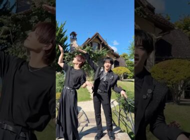 バァ〜👻 けて出るぞ！ 山田・知念 バァ〜ジョン 見習いゴースト用の簡単な手振り🎃 これからのハロウィンはあちこちで踊り化けましょう！#HeySayJUMP #山田涼介 #知念侑李