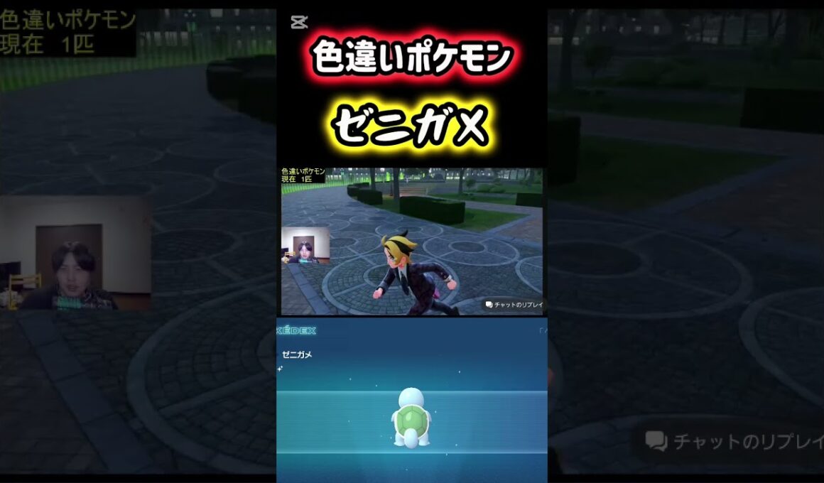 色違いポケモンのゼニガメをゲット！ #ポケモン #pokemon #ポケモンレジェンズZA #ポケットモンスター #シベリアチャンネル
