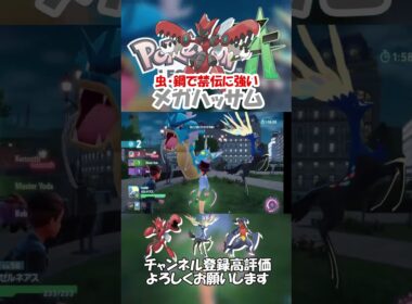 【実況】虫・鋼で禁伝に強いメガハッサムの使い方