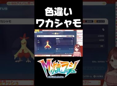 色違いワカシャモGETして大歓喜！ #shorts