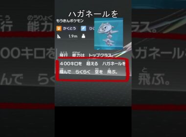 メガムクホーク　ハガネール　#ポケモン #ポケモンza #ムクホーク #ハガネール