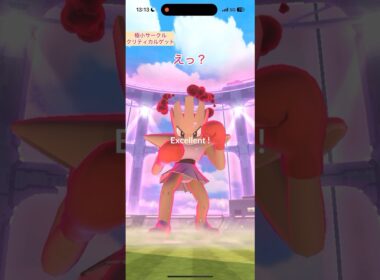 【難易度中】ダイマックスエビワラー極小サークルクリティカルゲット【ポケモンGO】