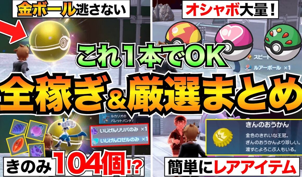 【ポケモンZA M次元ラッシュ】これが最高率！色違い厳選・異次元きのみ・オシャボ・きんのおうかん稼ぎのやり方をまとめて紹介！