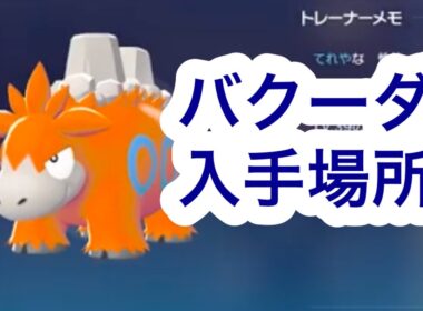 【ポケモンZA】バクーダ入手場所