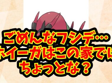 ごめんなフシデ…ホイーガはこの家ではちょっとな？
