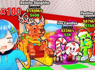 【破産】10万円課金して『0.1%クリスマスのラッキーブロック』を盗むロブロックスがヤバすぎた..【ロブロックス/roblox】