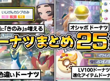 【ポケモンZA メガ次元ラッシュ】ドーナツ情報25選、きのみが増え続ける！色違い厳選、レベル上げ、お金稼ぎ、オシャボ、テラキオン、ビリジオン、コバルオン【ポケモンレジェンズZA】