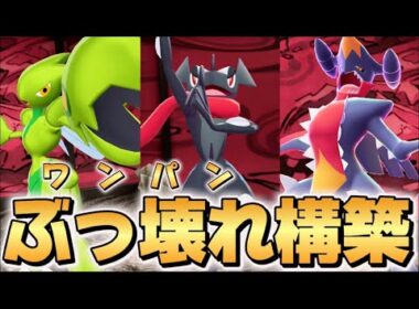 【ポケモンZA】環境トップ狩り放題！当てるだけで勝てるワンパン構築がヤバい【ハッサム•ガブリアス•ゲッコウガ】【Pokémon LEGENDS Z-A】【レジェンズZA】【ランクマッチ】【育成論】