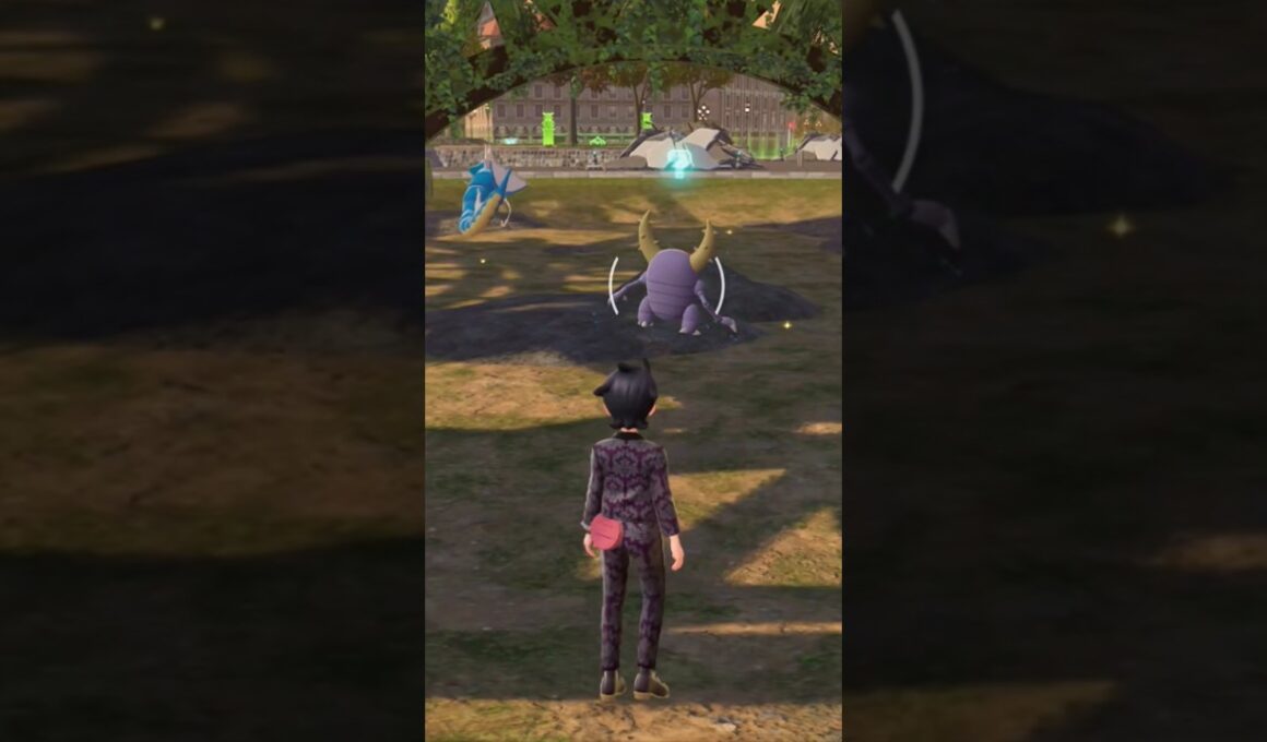 色親分カイロス出現！特性なしでライバルに勝てるかな？【ポケモンレジェンズZA】#ポケモン #色違い #pokemon #ポケモンza #shorts