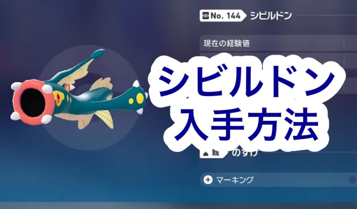 【ポケモンZA】シビルドン入手方法