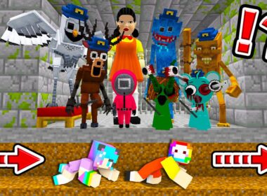 有名モブだらけの刑務所から本気で脱獄しようとした結果！？【まいくら・マインクラフト・ブレインロット/99日間/スプランキー/ハギーワギー/イカゲーム】