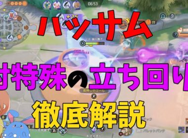 ハッサムの対特殊で意識すべきことやその他技の基本の使い方を徹底解説！の巻【ポケモンユナイト】【詳細解説1028】