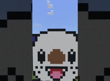 【ドット絵】マイクラでミジュマル作ってみた！！#shorts #マイクラ #ミジュマル