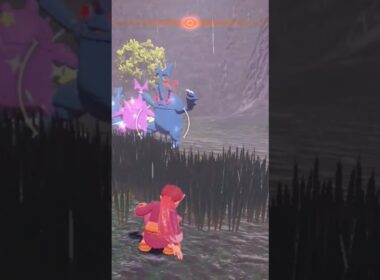 季節外れの巨大カブトムシ！色違いヘラクロス親分【ポケモンレジェンズアルセウス】#ポケモン #pokemon #色違い #shorts