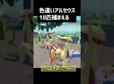 1分で色違いアルセウスを18匹捕まえる動画 #ポケモン #ポケモン廃人 #ポケモンsv #ゲーム実況 #pokemon #スカーレット #ゲーム #ポケットモンスター #色違い