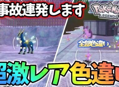 【事故】色違いコバルオンと神厳選スポットを引いてテンションMAX【レジェンズZA】