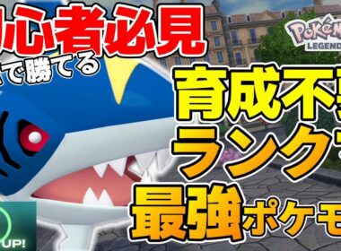 ポケモンレジェンズZA旅パでも勝てる最強ポケモンサメハダーで初心者もランクマ爆勝ち！バトルテクニック5選！【ポケモンZA】