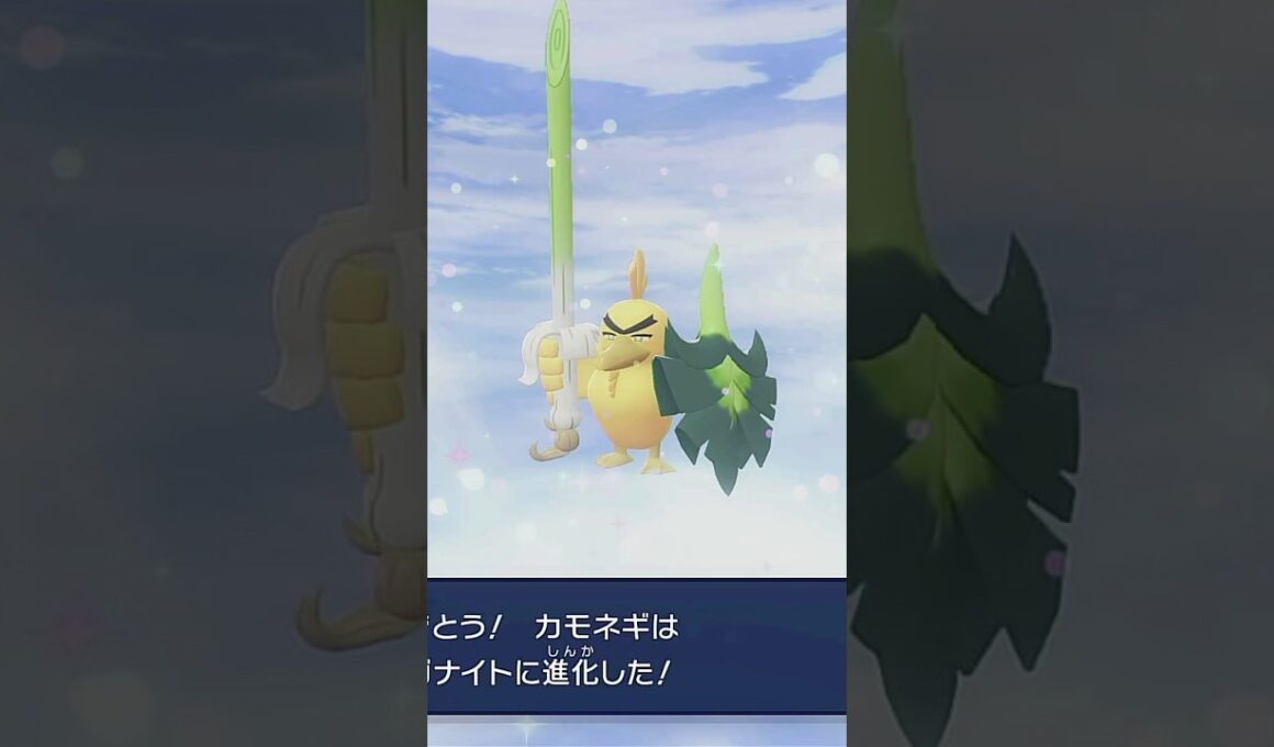 【ポケモンZA】ネギガナイトになるために修行するカモネギ