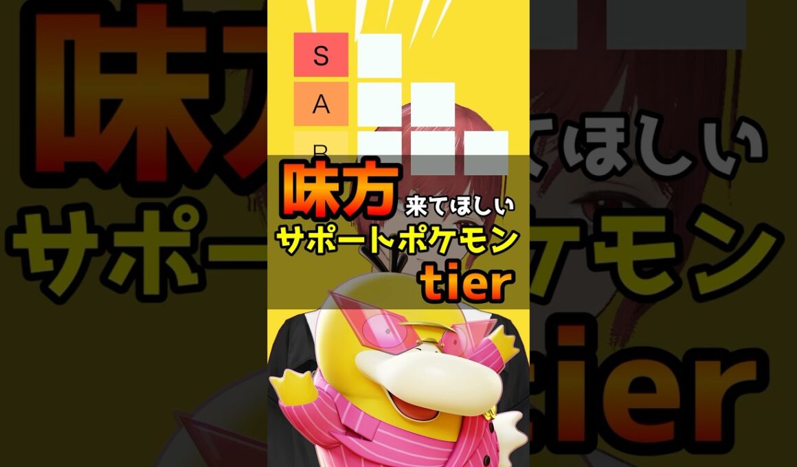 【ポケモンユナイト】味方に来て欲しいサポートtierを作れ　#コダック